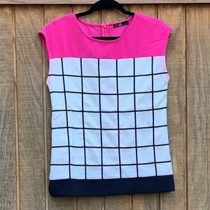 C. Luce Color Block Top